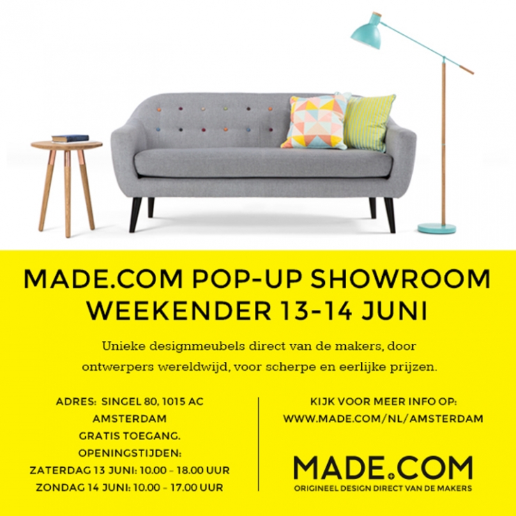 Weekendtip: pop-up showroom MADE.com