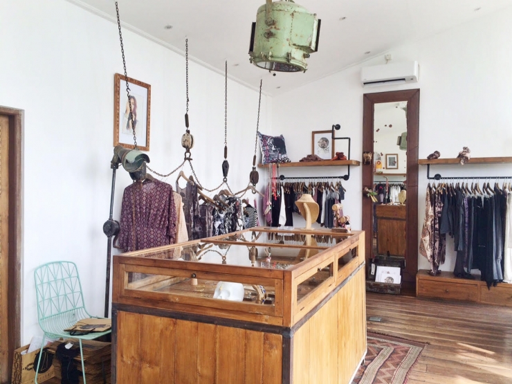 Winkel vol industriele parels in Canggu, Bali