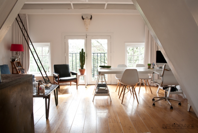 Wonen in een oud pakhuis in Amsterdam