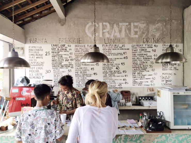 Crate Café: cool industrieel café vol beton