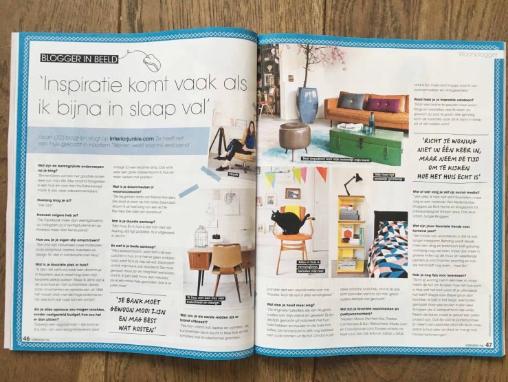 Interior Junkie x Margriet Living & Libelle Woonspecial