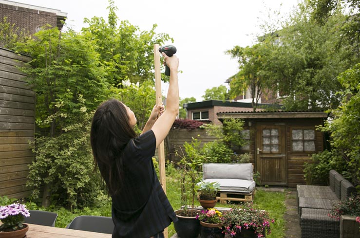 DIY: maak je eigen lichtslinger standaard