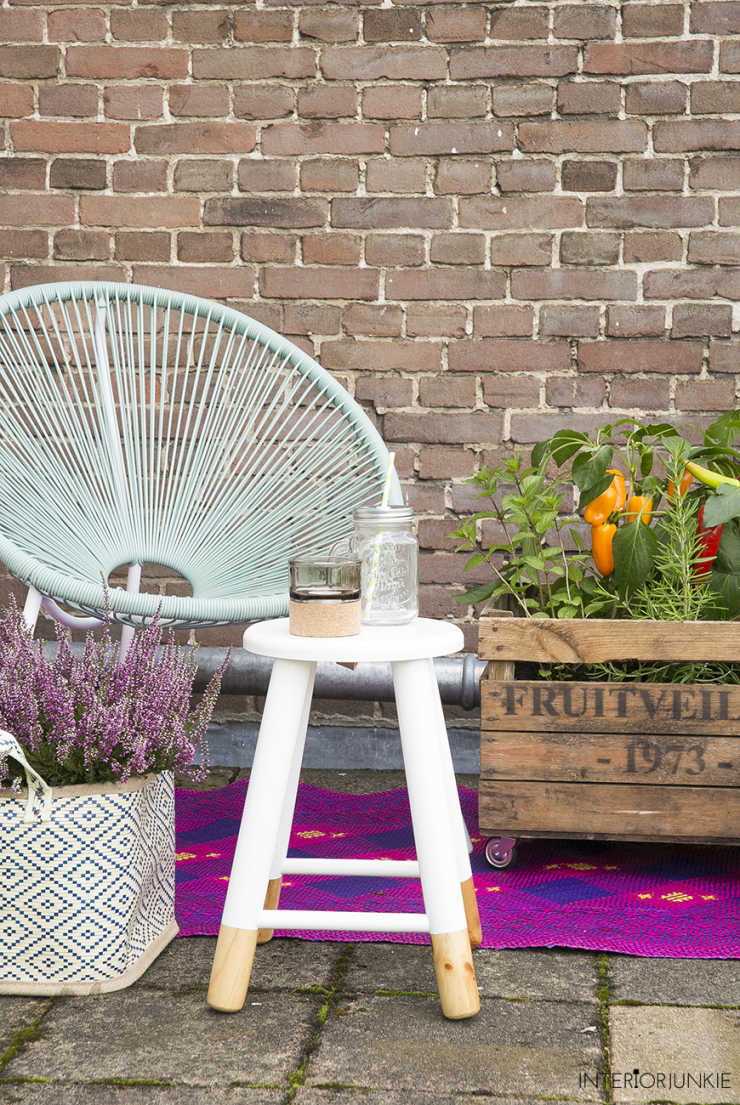 Balkon DIY: maak je eigen mobiele moestuintje