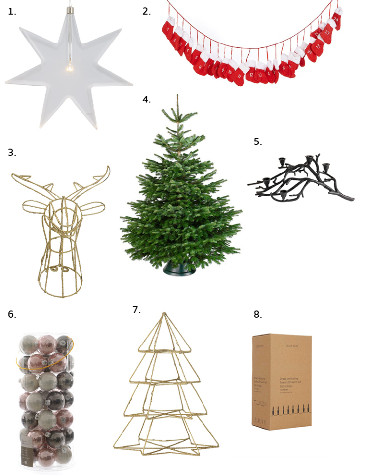 kerstversiering shopping