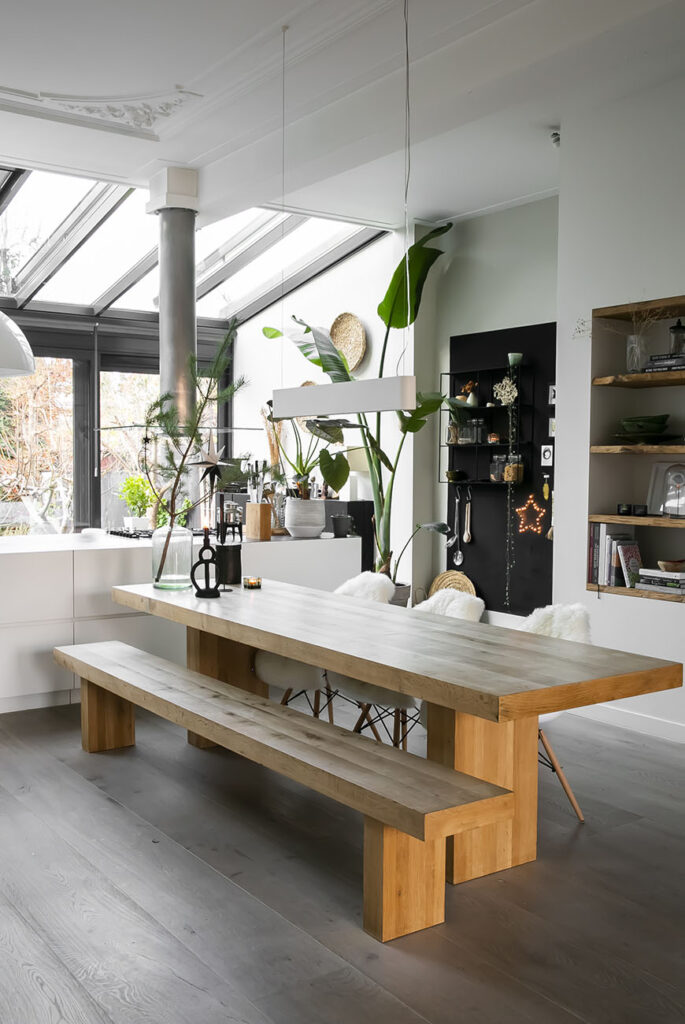 Thuis in het urban boho scandinavian interieur van Hanne