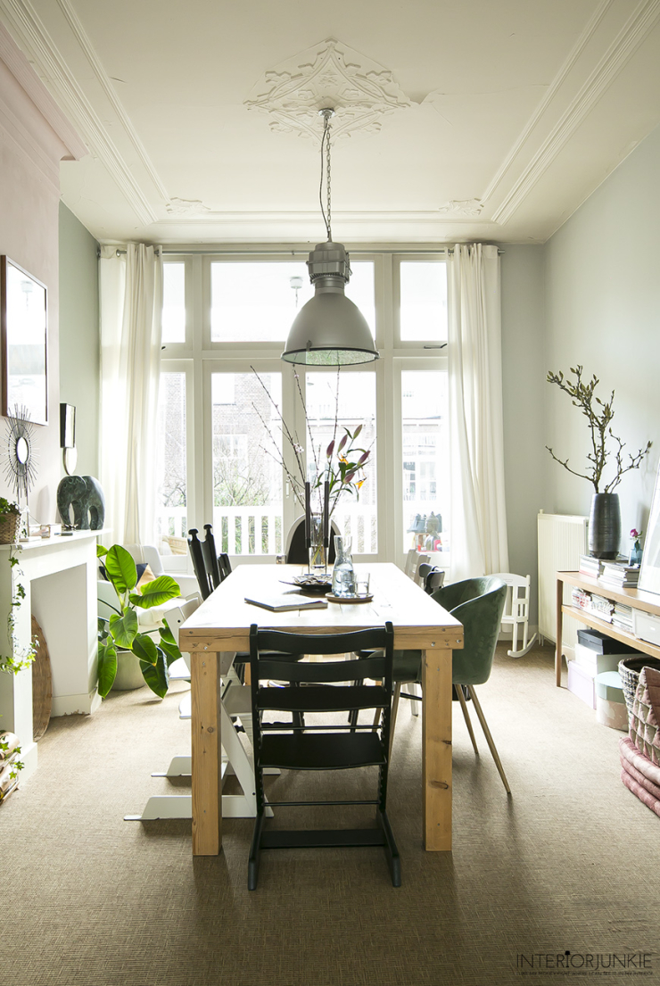 Interieur inspiratie in het huis vol kunst van Florine Duif