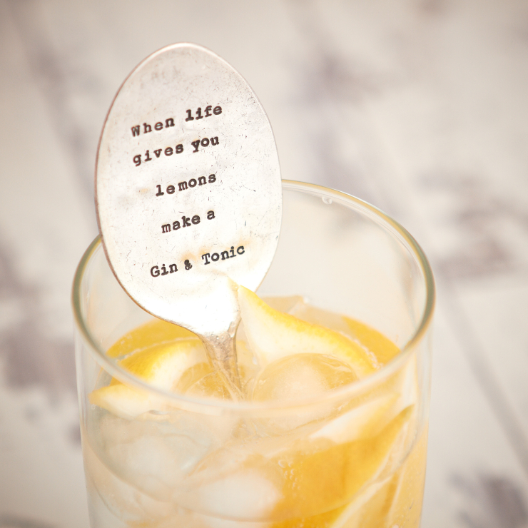 Drink Stirrer 'When life gives you Lemons'