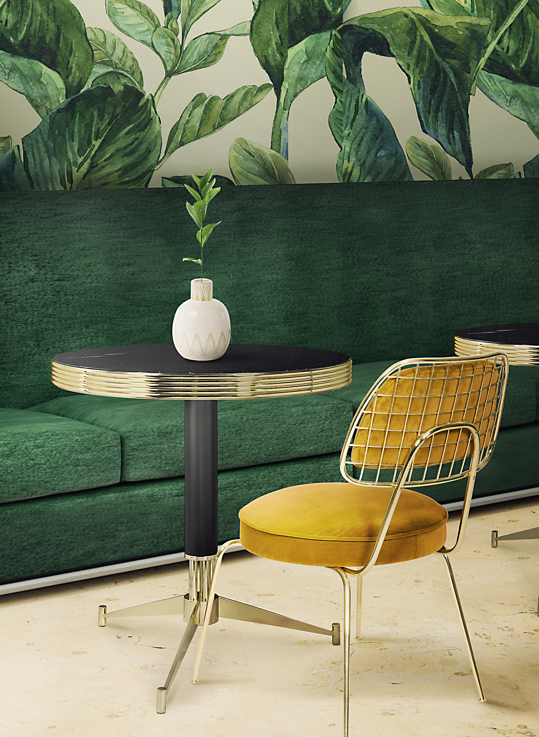 hotel Giotto Dibondon vertegenwoordiger Zo style je de kleur groen in je interieur - Interior junkie