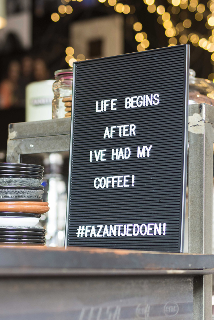 Koffie drinken bij Fazant in Veenendaal