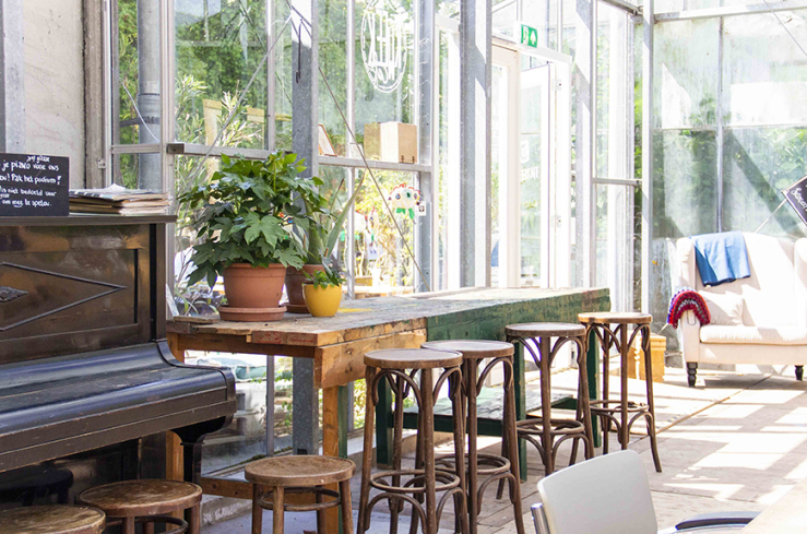 Bij Het Kweekcafé in Haarlem eindig je je dag in alle rust