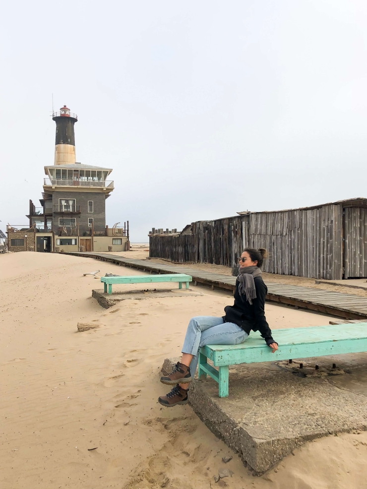 Bijzonder overnachten in Namibie naast een vuurtoren