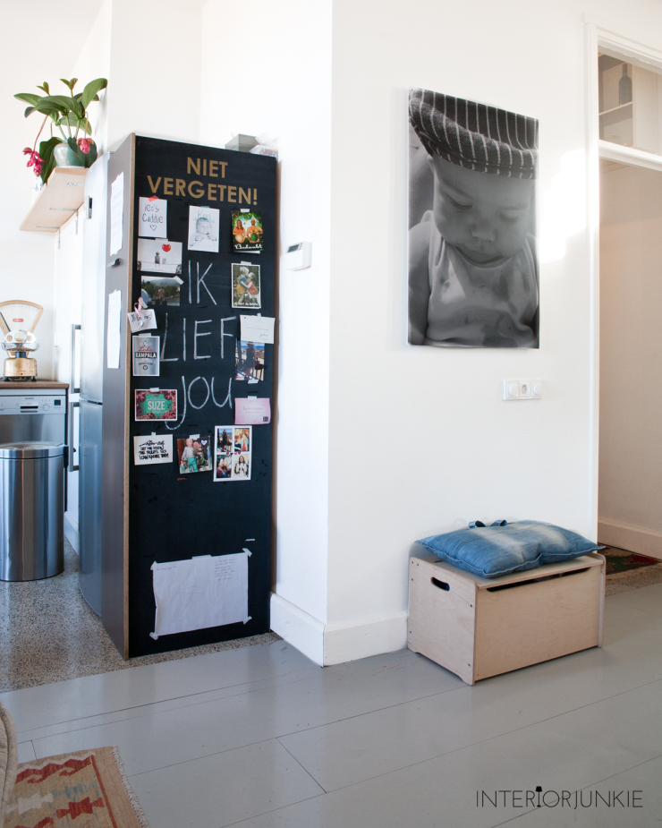 Praten tegen het einde code Creatief met een prikbord, krijtwand of letterbord - Interior junkie