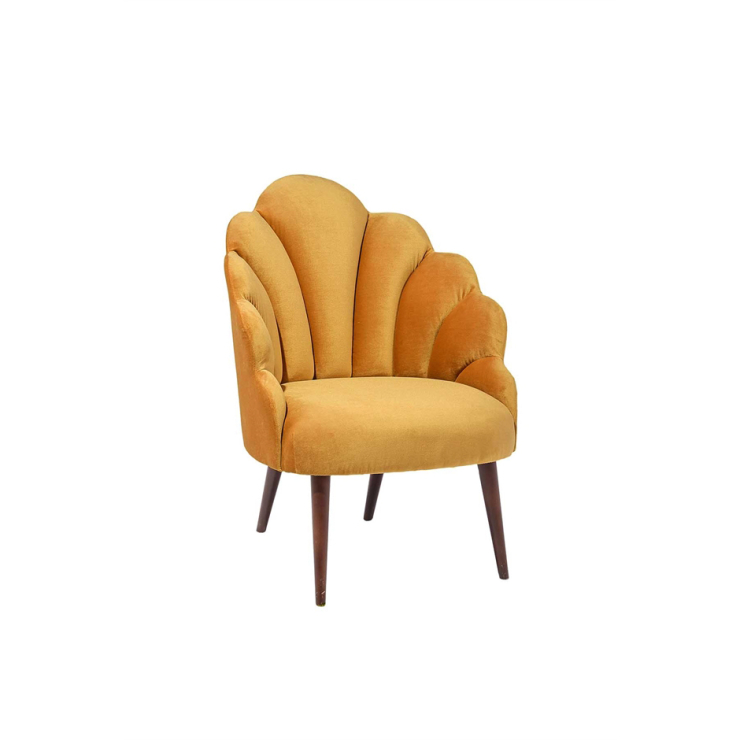 Woonfavorieten: fluwelen stoel + messing kapstok