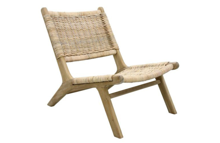 Woonfavorieten: rotan fauteuil + bijzonder vloerkleed