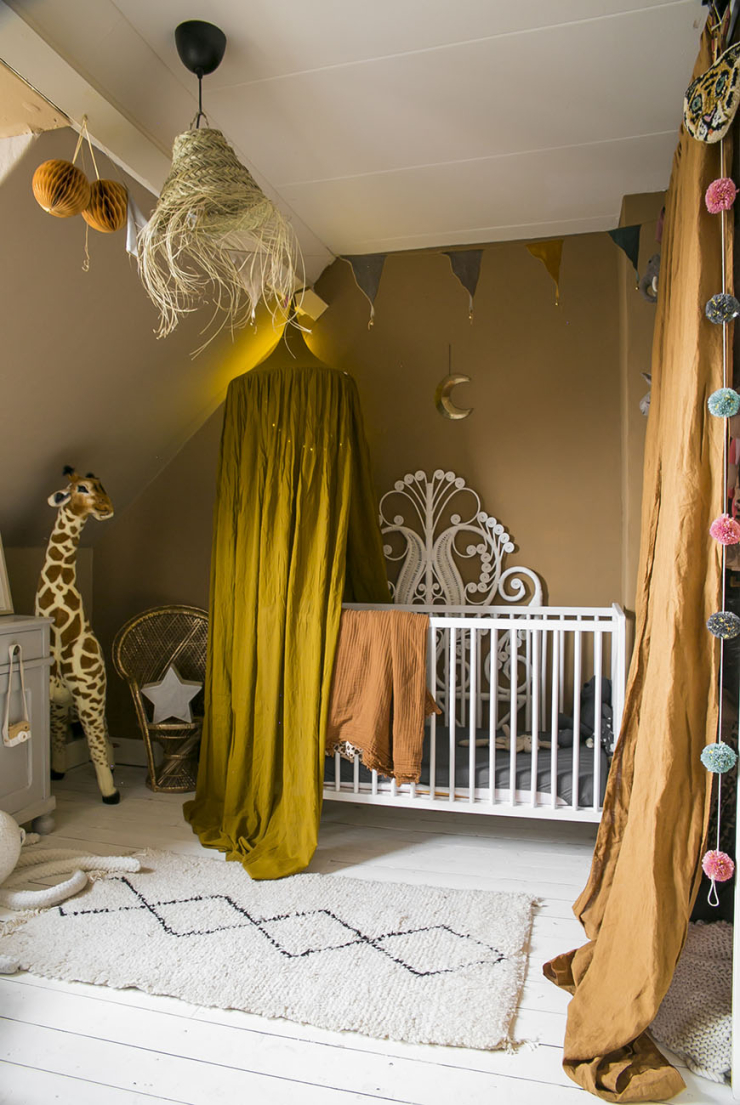 De circus babykamer van Sanne uit Haarlem