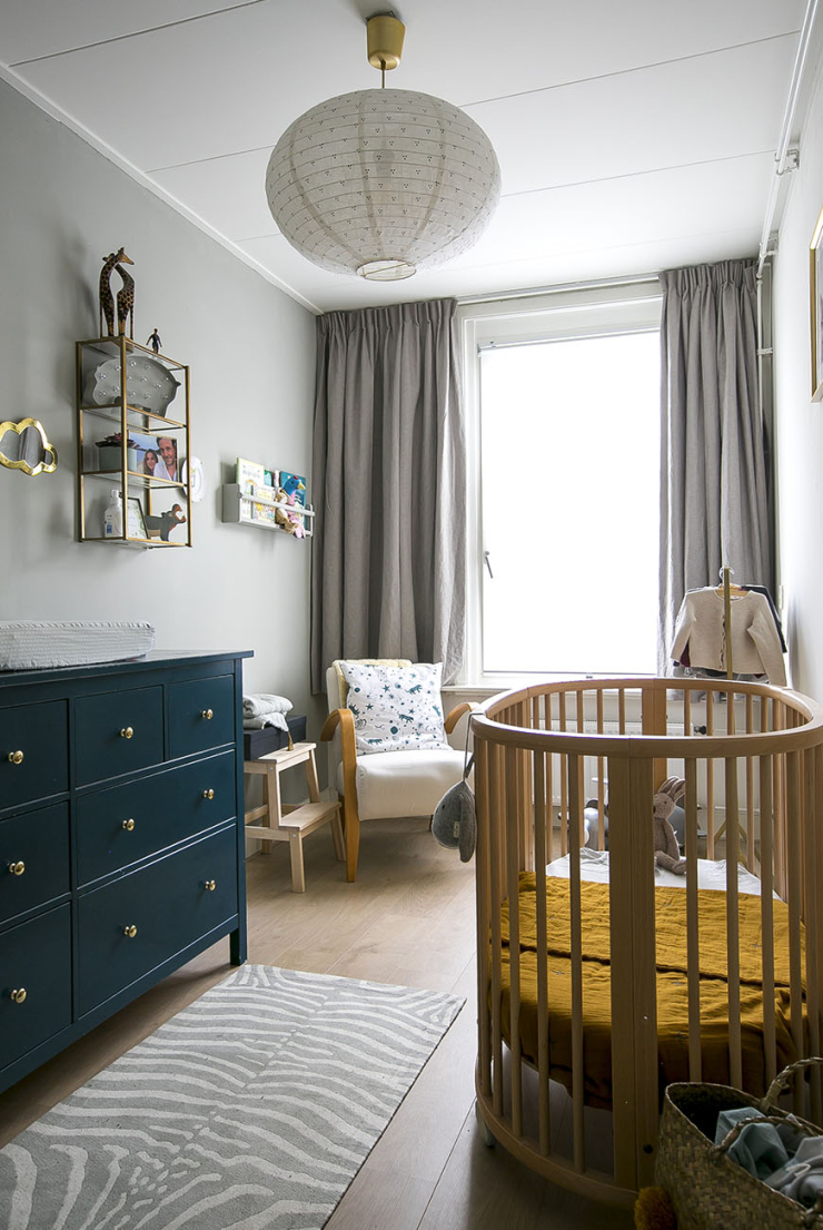 De babykamer van Danielle met coole IKEA hack