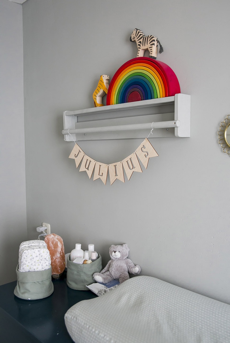 De babykamer van Danielle met coole IKEA hack