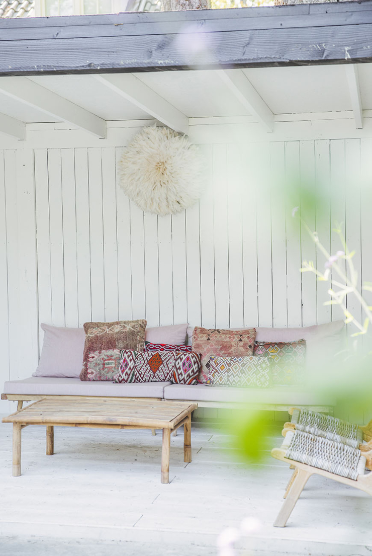 Heerlijk zomers: een overkapping in de tuin