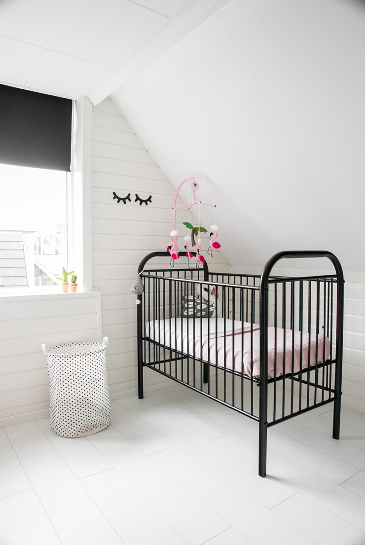  De confetti flamingo babykamer van Kim uit Oud-Rijswijk