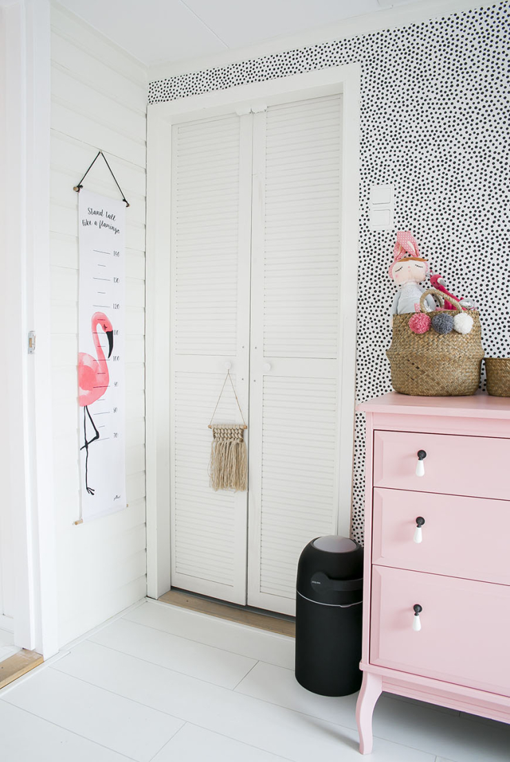 De confetti flamingo babykamer van Kim uit Oud-Rijswijk - Interior