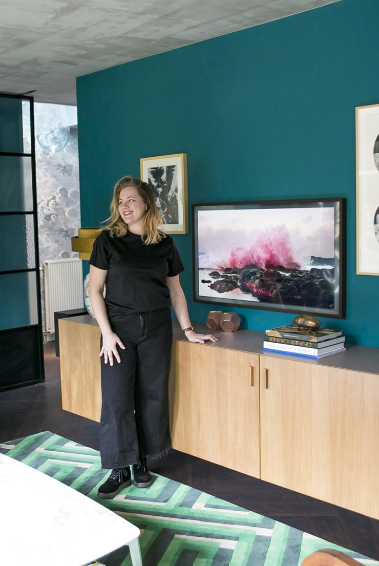 Thuis in het colour block interieur van Willemijn