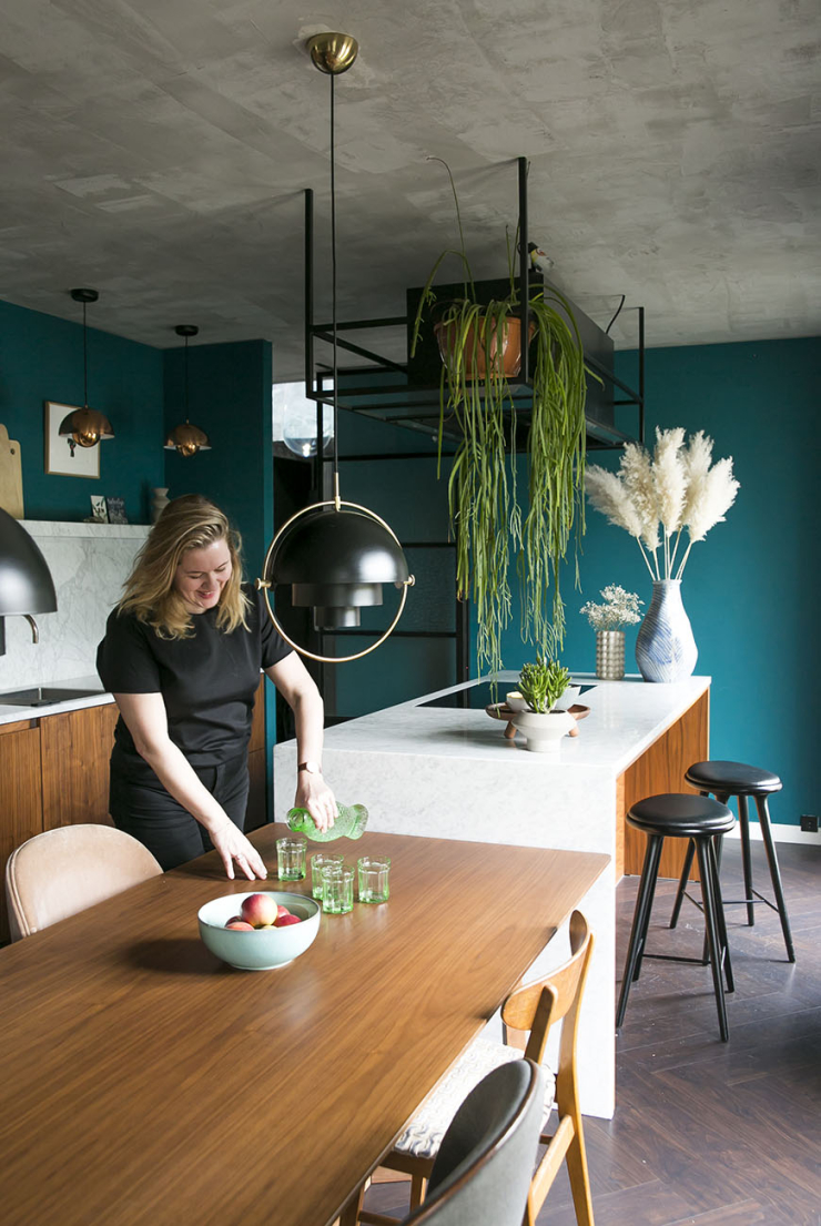 Thuis in het colour block interieur van Willemijn