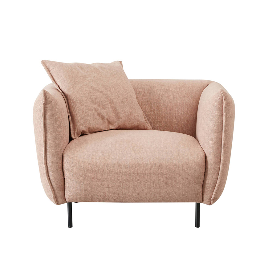 Woonfavorieten: roze fauteuil + sexy bloempotte