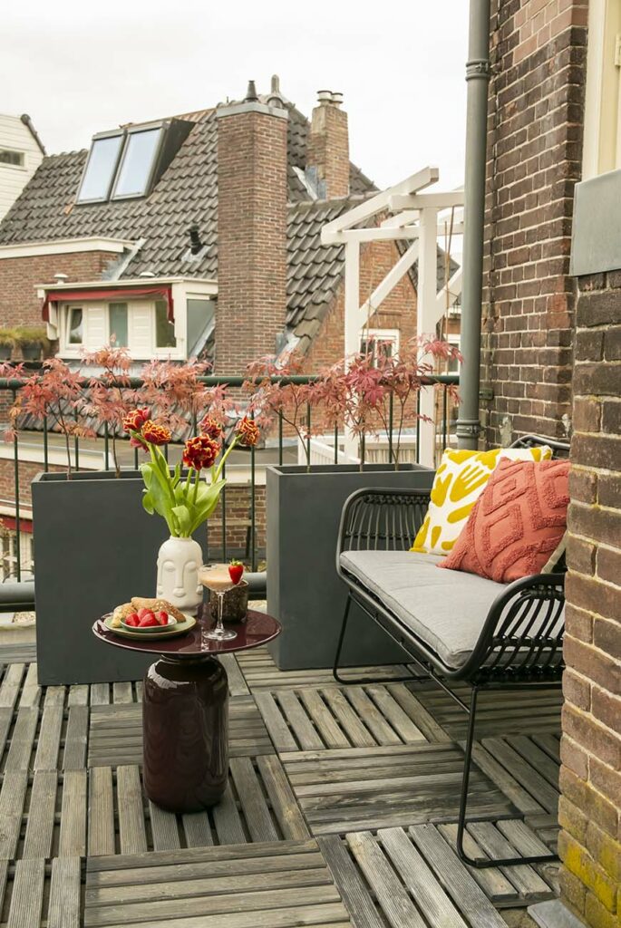 Het balkon stylen: mijn mini balkon pimp