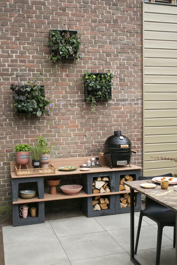 DIY barbecue corner in een handomdraai