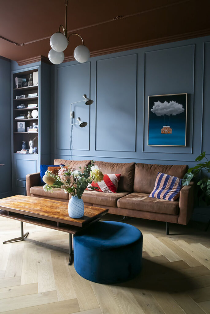 Thuis in het karakteristieke huis vol kleur van Sofie uit Hillegom